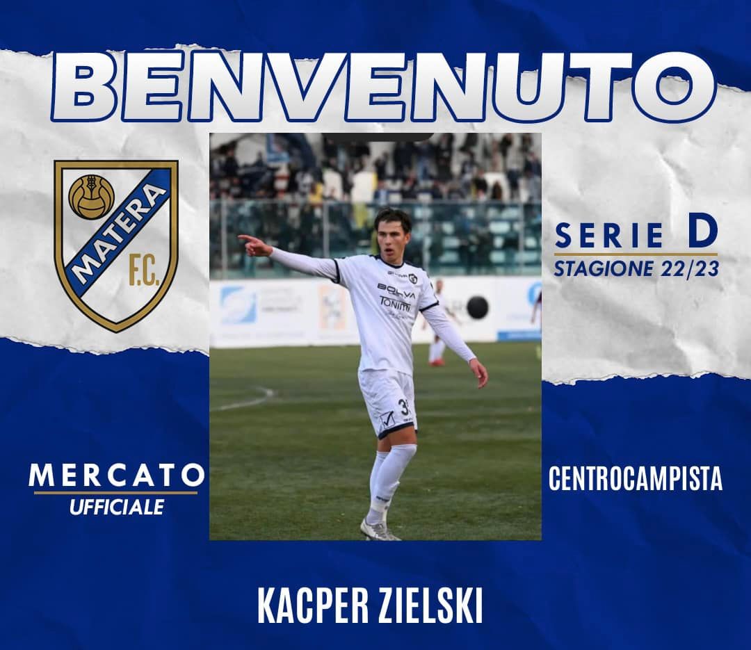 Scopri di più sull'articolo Kacper Zielski è un nuovo giocatore del F.C. Matera