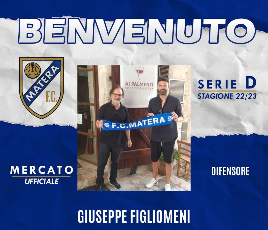 Scopri di più sull'articolo Giuseppe Figliomeni è un nuovo giocatore del F.C. Matera