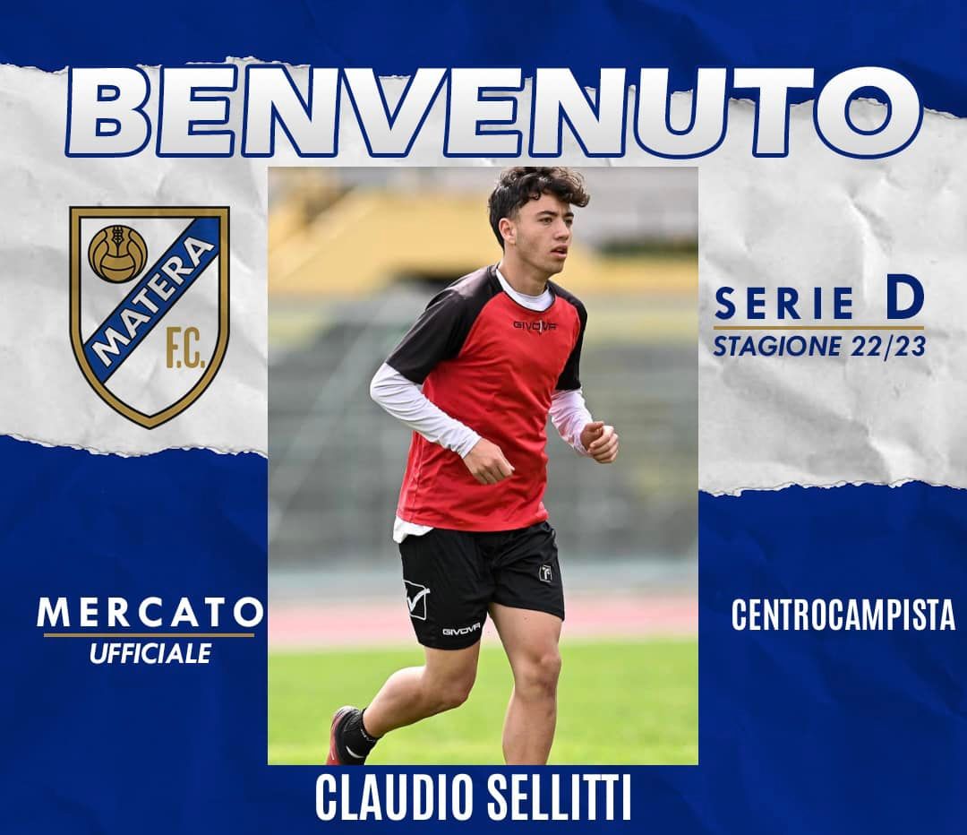 Scopri di più sull'articolo Claudio Sellitti è un nuovo giocatore del F.C. Matera